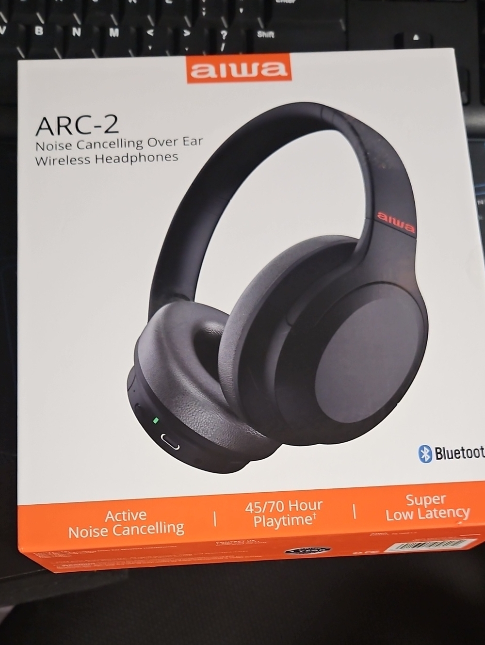 ARC-2 Noise Cancelling Wireless Over-Ear Headphones - Black